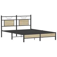 Bedframe zonder matras hout sonoma eikenkleurig 140x190 cm - thumbnail