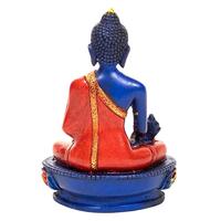 Medicijn Boeddha Gekleurd (14 cm) - thumbnail