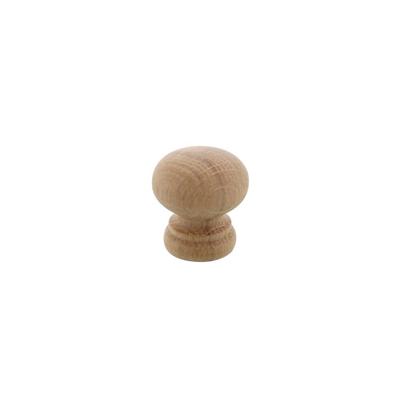 Knop 30mm Paddenstoel eikenhout