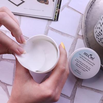 Nagellak remover pads caring 100 Stuks