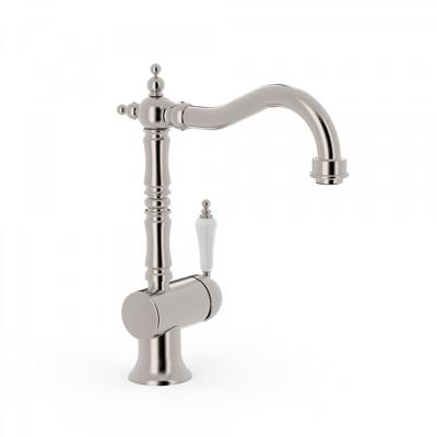 Wastafelmengkraan Tres Classic RVS 1 Hendel Wit Tres Wastafelmengkraan Tres Classic RVS 1 Hendel Wit Tres