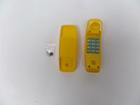 Telefoon in kunststof 210x70 mm incl. schroeven geel Hermic - Hermic - thumbnail