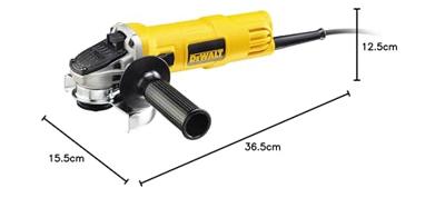 DeWALT DWE4057 Haakse slijper met schuifschakelaar 125mm 800W