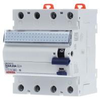 Gewiss GWD4112 GWD4112 Aardlekschakelaar 3-fasig A 4-polig 25 A 0.03 A 400 V Gewiss GWD4112 GWD4112 Aardlekschakelaar 3-fasig A 4-polig 25 A 0.03 A 400 V