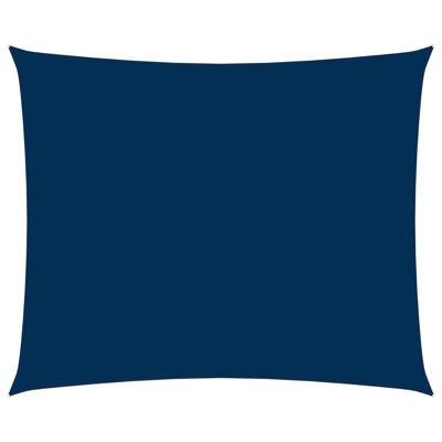 Zonnescherm rechthoekig 3,5x4,5 m oxford stof blauw