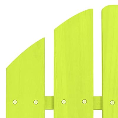 VidaXL Tuinstoel adirondack met voetenbank massief vurenhout groen