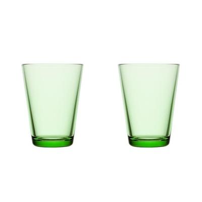 IITTALA - Kartio - Glas 0,40l Appelgroen set/2