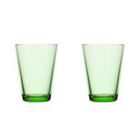 IITTALA - Kartio - Glas 0,40l Appelgroen set/2 - thumbnail