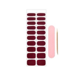 The CouCou Club Coucou Gel Nail Wraps Burgundy Bliss 1Stuks The CouCou Club Coucou Gel Nail Wraps Burgundy Bliss 1Stuks