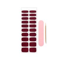The CouCou Club Coucou Gel Nail Wraps Burgundy Bliss 1Stuks - thumbnail