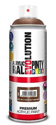 Sprayverf Pintyplus Evolution RAL 8011 Nut Brown 400 ml Mat