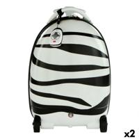 Trolley Rugzak Rastar Kinderen Radiografische besturing Zebra 2,4 GHz 34 x 48 x 27,5 cm (2 Stuks) - thumbnail