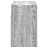 Badkamerwandkast 60x25x40 cm bewerkt hout grijs sonoma eiken - thumbnail