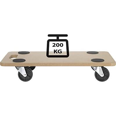 TOOLCRAFT TO-6811791 EWSU1012-575 Transportroller MDF Laadvermogen (max.): 200 kg 582 mm x 291 mm x 110 mm