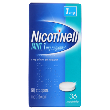 Nicotinell Zuigtablet Mint 1 mg - voor stoppen met roken