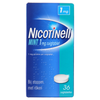 Nicotinell Zuigtablet Mint 1 mg - voor stoppen met roken - thumbnail