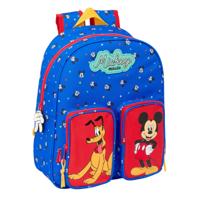 Schoolrugzak Mickey Mouse Clubhouse Good day Blauw 28 x 34 x 10 cm - thumbnail