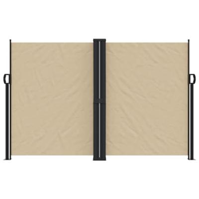VidaXL Windscherm uittrekbaar 160x600 cm beige