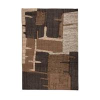 Dutchbone Vloerkleed 'Briton' Wol en jute, 160 x 230cm, kleur Bruin - thumbnail