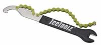 Pedaalsleutel met haak en freewheelafnemer 1/2 x 1/8" IceToolz 34S2 - thumbnail