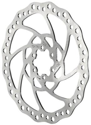 Kt Tero tr160-17 remschijf rotor ø160mm 2.3mm 6-punt zilver