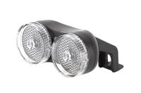 Buzaglo Ikzilight koplamp dobbel 2xled zwart met bracket - thumbnail