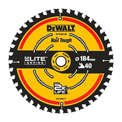 DeWALT Cirkelzaagblad voor Multimaterial | Extreme | Ø 184mm Asgat 16mm 40T - DT10303-QZ