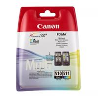 Canon 2970B017 inktcartridge 2 stuk(s) Origineel Zwart, Cyaan, Magenta, Geel - thumbnail
