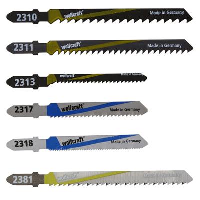 Wolfcraft Decoupeerzaagblad-Set | 10-delig | T-Schaft | 1 set - 2358000