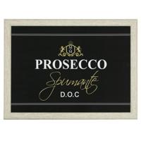 Schootkussen Prosecco zwart 43x33x9cm - thumbnail
