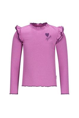 B.Nosy winter top meisjes - paars - Tonya - ruffles