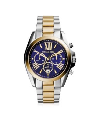Michael Kors Dames Bradshaw tweekleurig chronograaf horloge MK5976