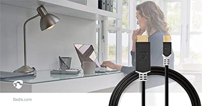 Nedis CCBP37604AT20 Mini-displayport - Hdmi™-kabel 1.4 Mini-displayport Male - Hdmi™ Male 2,0 M Antraciet
