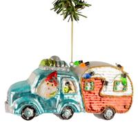 Nordic Light Kerstbal Op Vakantie 15 cm - thumbnail