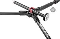 Manfrotto MT190GOC4 Kit 190 Carbon Fibre 4 Sections Aluminium Tripod for Camera, Quick Power Lock System. Made in Italy, for DSLR, CSC, Mirrorless Black - thumbnail