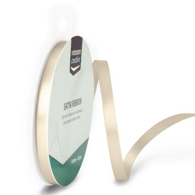 Vaessen Creative • satijn lint 6mmx10m ivoor