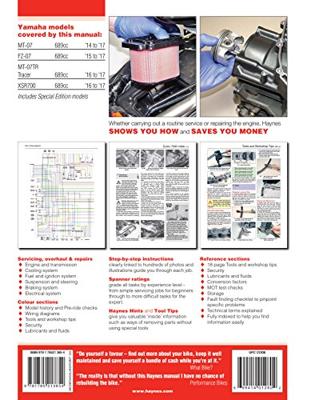 YamahaMT-07, Tracer & XSR700 (14 to 17) 6385