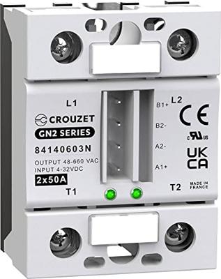 Crouzet Halfgeleiderrelais 84140603N 50 A Schakelspanning (max.): 660 V/AC Speciale nuldoorgang 1 stuk(s)