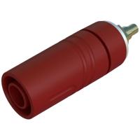 Hirschmann Test & Measurement SAB 2640 LK Au Veiligheids-labconnector, female Bus, inbouw verticaal Stift-Ø: 4 mm Rood 1 stuk(s) - thumbnail