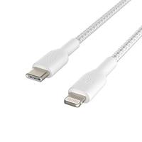 Belkin BOOSTCHARGE gevlochten USB-C naar Lightning kabel - thumbnail