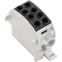 Weidmüller 1561630000 Verdeelblok Schroeven Zwart 5 stuk(s) - thumbnail