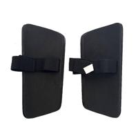 SportX scheenbeschermers groen/zwart - thumbnail