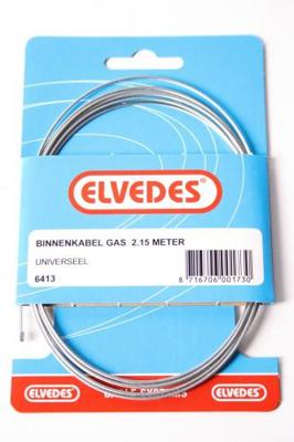 Elvedes gasbinnenkabel universeel 2250mm 7,7 draads v-nippel (op kaart)