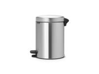 Brabantia pedaalemmer newicon 5l mattste - thumbnail