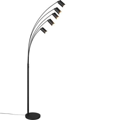 Trio 5-lichts vloerlampMarley Zwart - 412400532