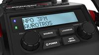 PerfectPro bouwradio - UBOX 400R - bluetooth/DAB+/FM/AUX - IP64 - 230V/batterij - antraciet - thumbnail