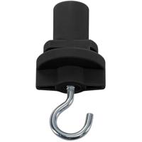 SLV 3-Fase adapterS-Track adapter met haak zwart - 175190 - thumbnail