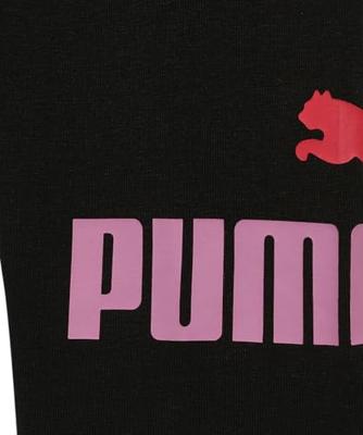 Sportleggings voor Kinderen Puma Essentials Logo G Zwart - Maat: 15-16 Jaar