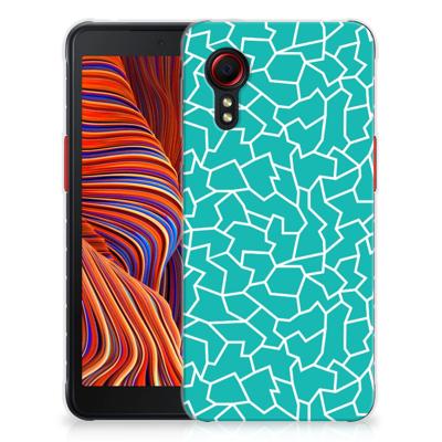 Samsung Galaxy Xcover 5 | Hoesje maken | Cracks Blue