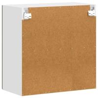 Keukenbovenkast met glazen deur Porto bruin eikenkleur - thumbnail